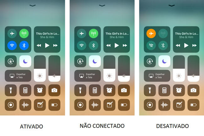 Desative o Bluetooth quando não estiver usando