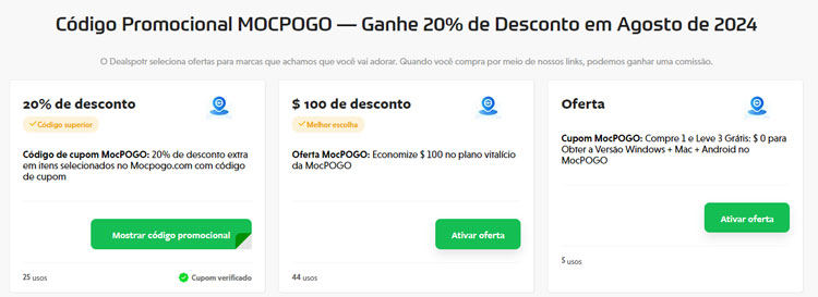 desconto do MocPOGO