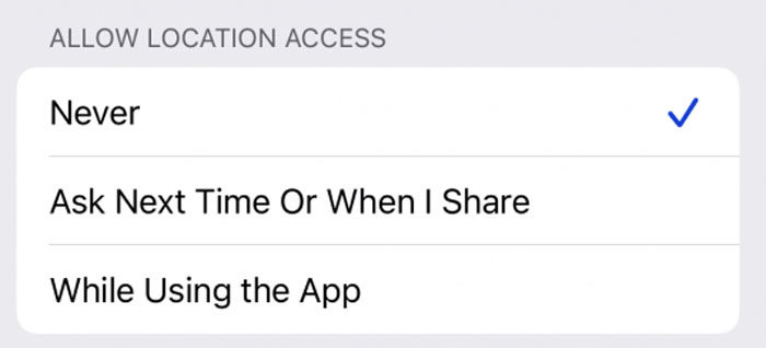 disable facebook location