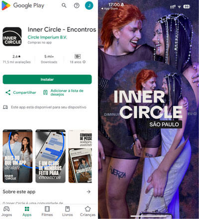 doenload inner circle app