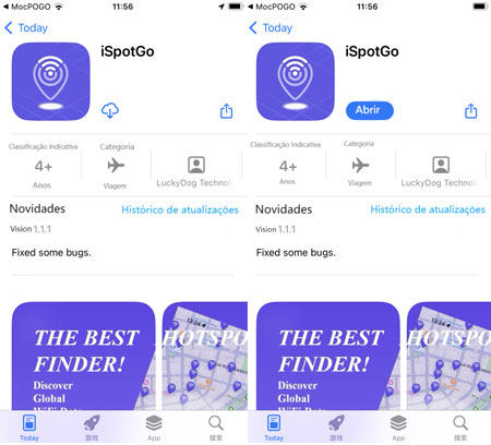 Baixe iSpotGo na app store MocPOGO for Android