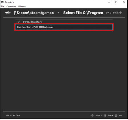 download the rom file