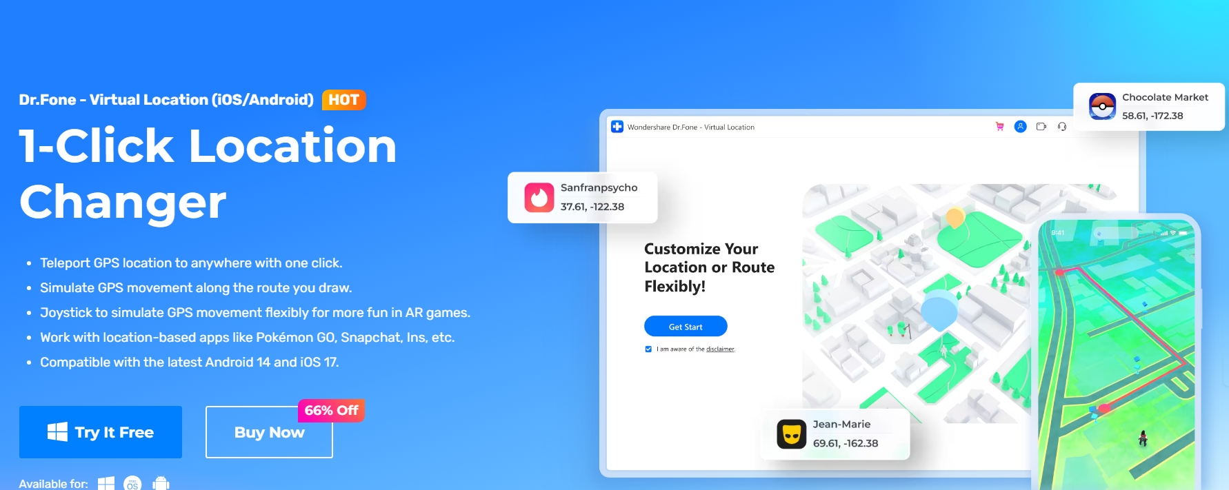 drfone virtual location