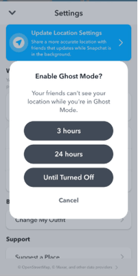 enable-ghost-mode-snapchat