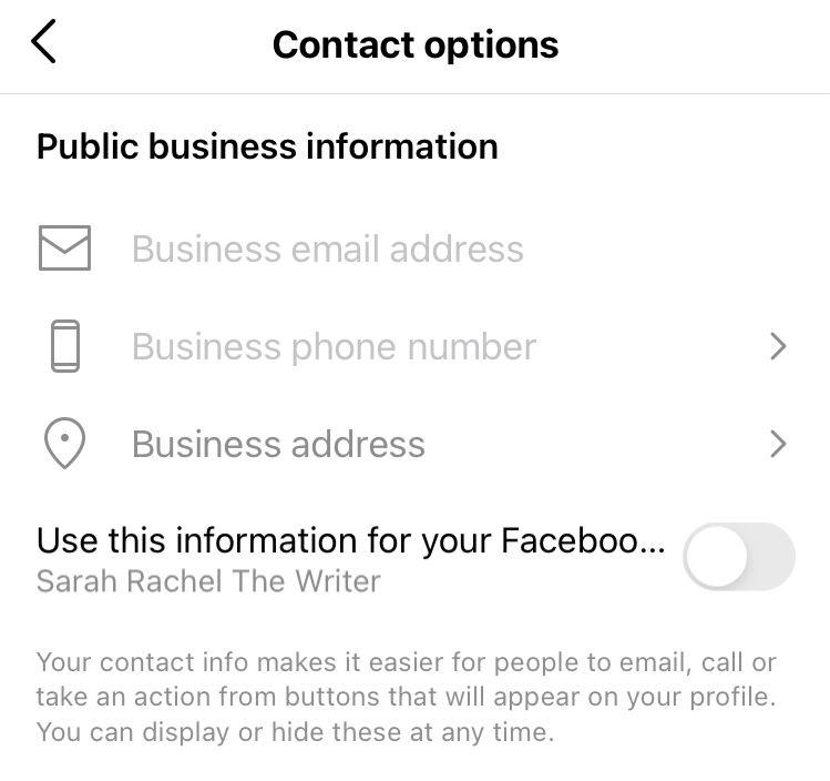 Enter your new business address