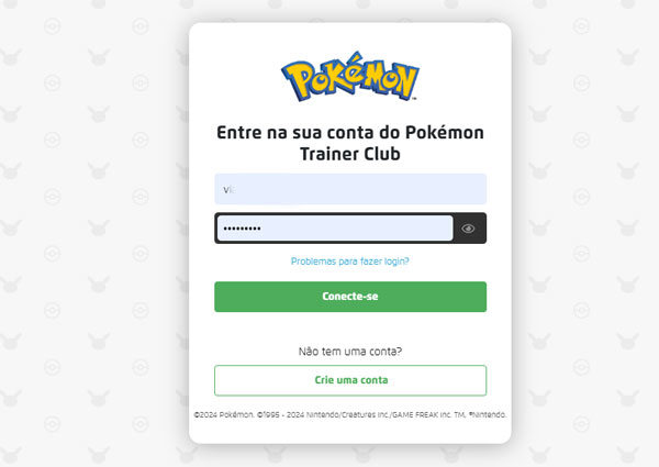 login Pokemon Go