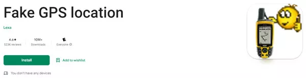 fake gps location android