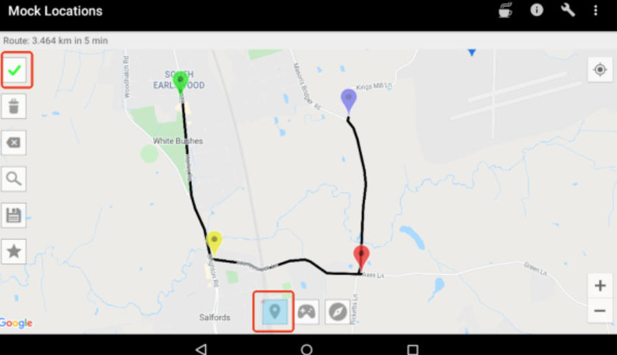 fake whatsapp live location successfully