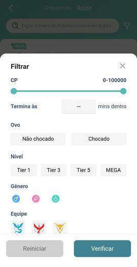Filtre recursos de Reide MocPOGO for iOS