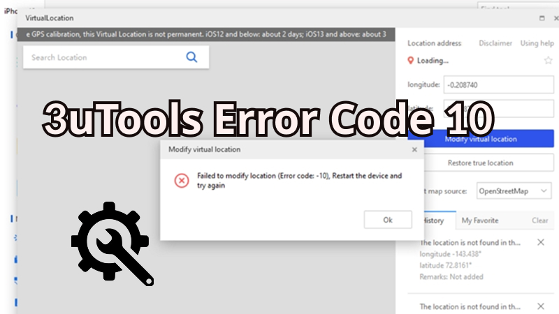 3utools error 10