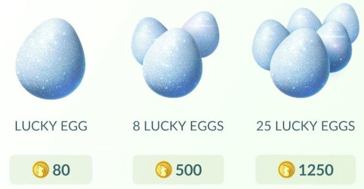 get lucky eggs pokemon go