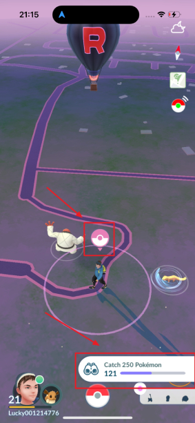 auto catching with mocpogo go catcher