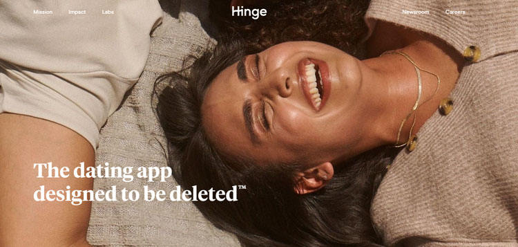 Grindr para Heterosexuales Hinge