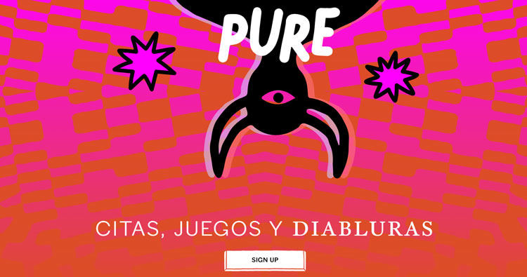 Grindr para Heterosexuales Pure