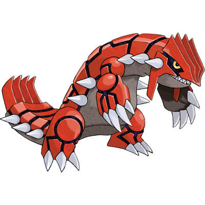 Groudon Pokémon legendarios más fuertes