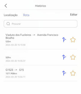 history route android