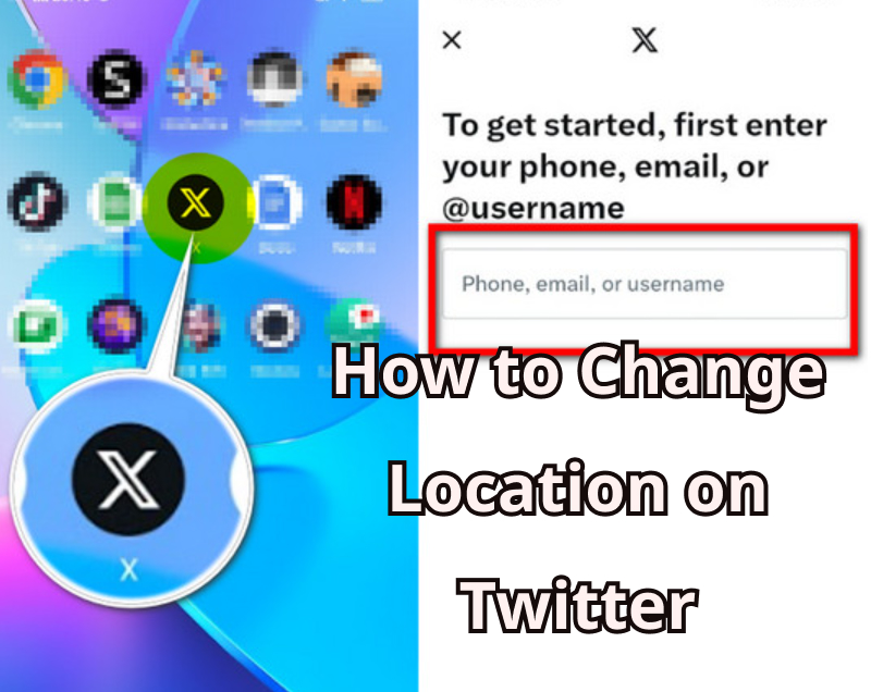 how to change your location on Twitter