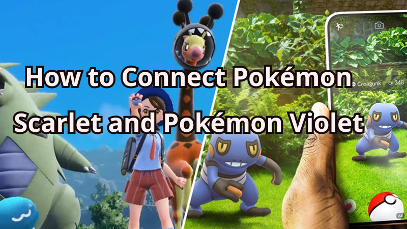 how to connect pokemon carlet and pokemon violet