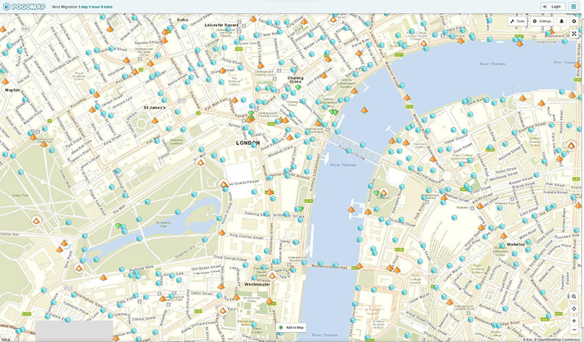 how to find gym in pokemon go with pogomap
