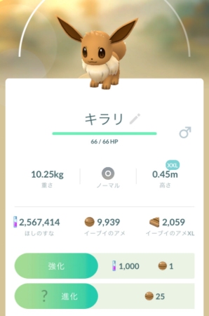 ポケモン go ニンフィア 進化
