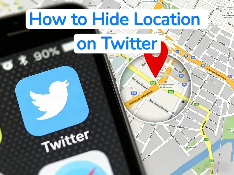 how to hide location on twitter