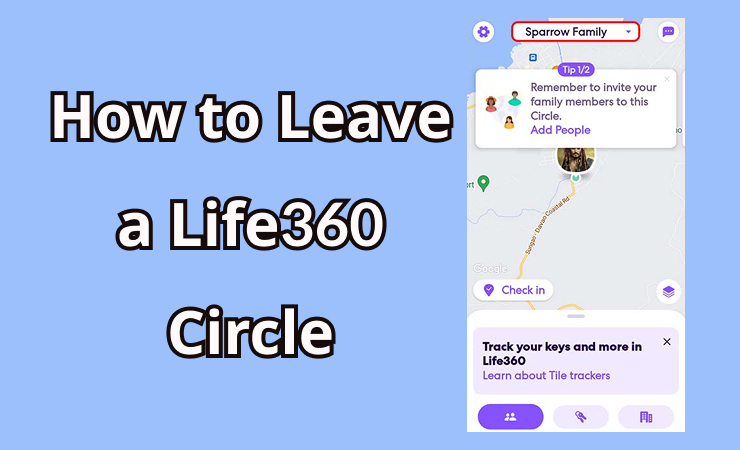 how to leave a Life360 circle