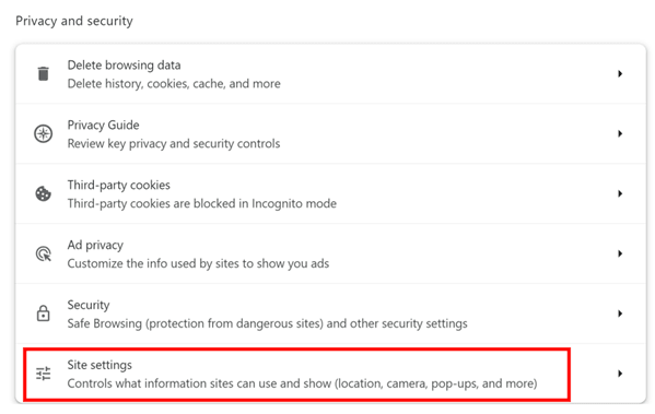 hulu-chrome-site-setting