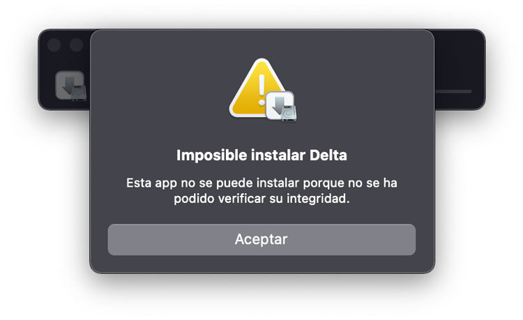 importa el archivo IPA de Delta