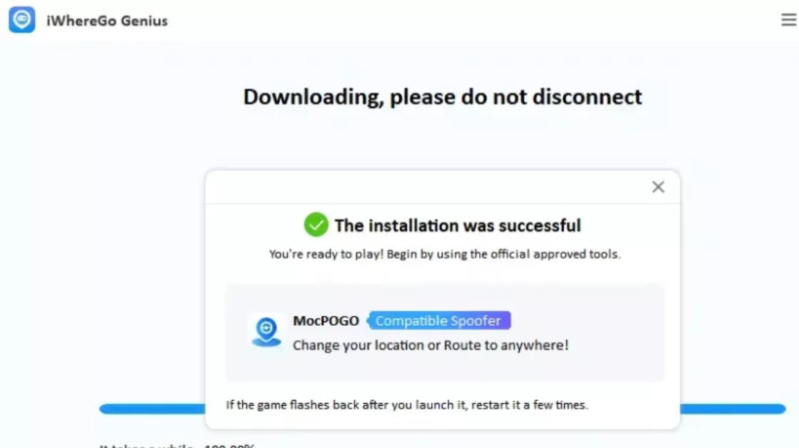 installed on your iphone successfully