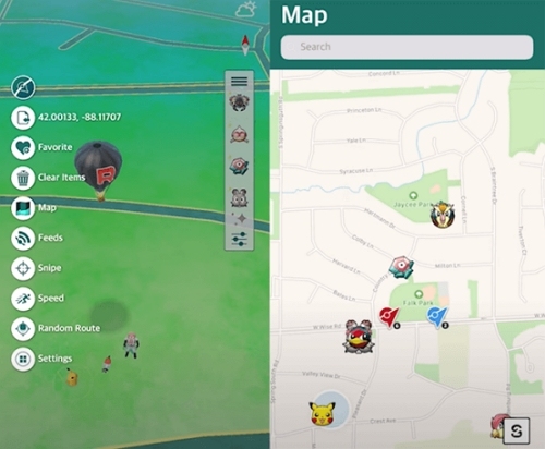 iPOGOでマップの設定