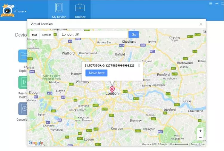  itools changed iphone location
