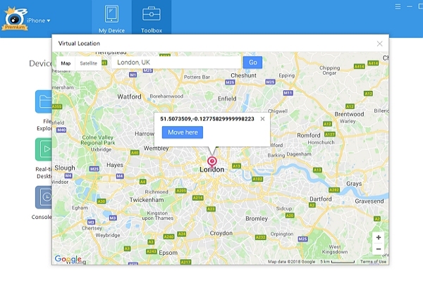 iTools位置偽装ステップ3