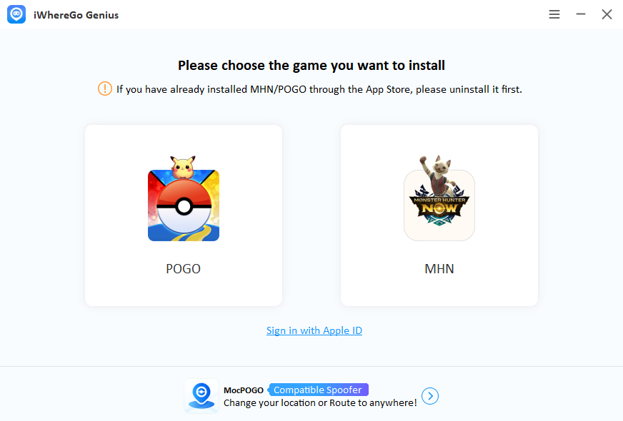iwherego genius interface
