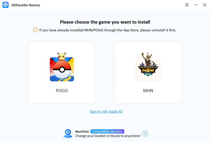 iwherego genius interface