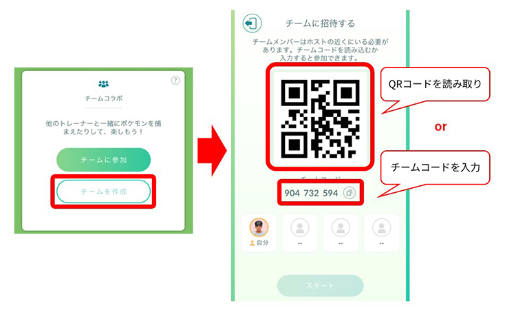 ポケモンgo チームを作る