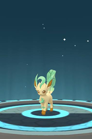 ポケモン go リーフィア 進化