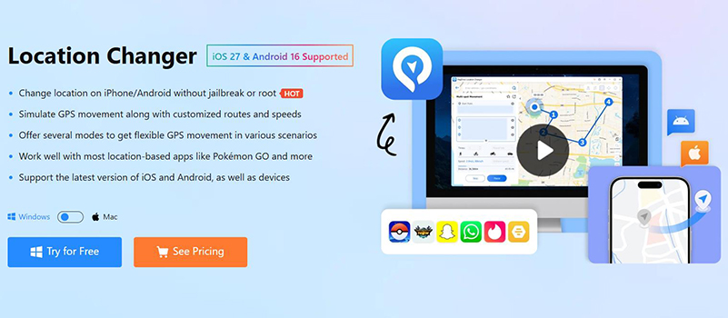 MagFone Location Changer AnyTo代替ソフト