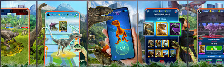 melhorias e evoluções jurassic world alive