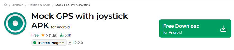 Mock GPS with Joystick android 位置 偽装アプリ