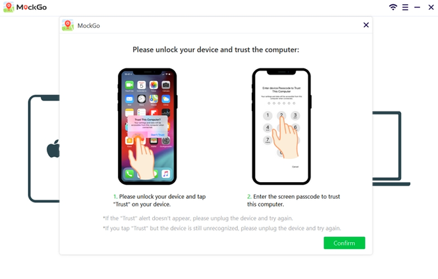 mockgo trust phone