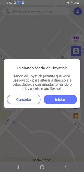 gps joystick mode mocpogo for android