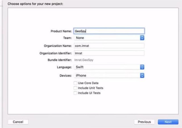 name-xcode-project