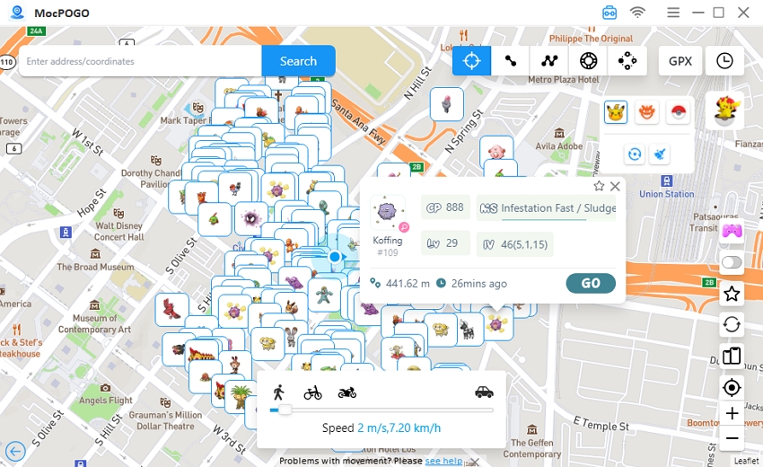 mocpogo scanned nearby pokemon