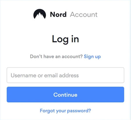 nordvpn registration