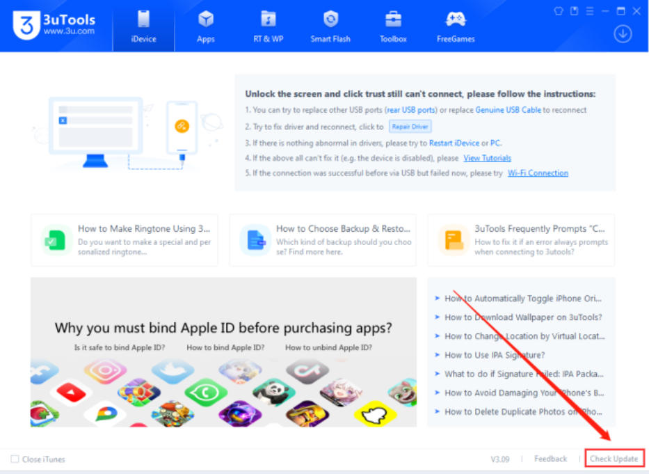 not working with latest ios 18