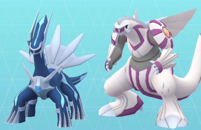 ディアルガVSパルキア