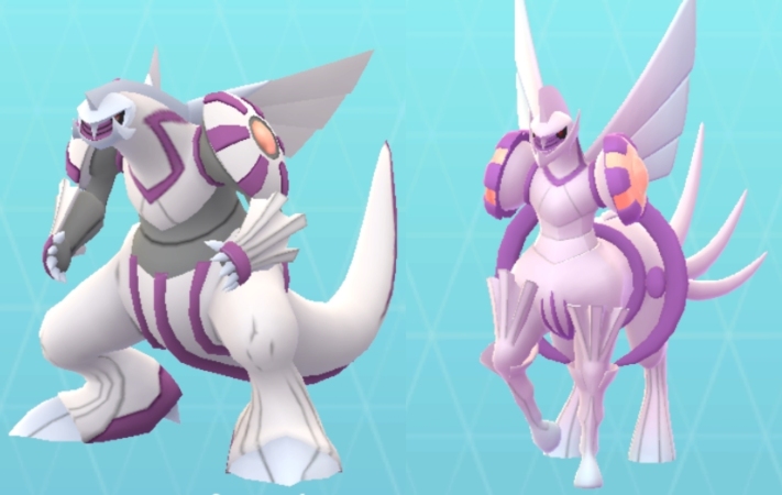 パルキア（通常vsオリジン）