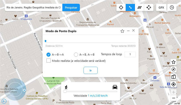 pausar rota multiponto