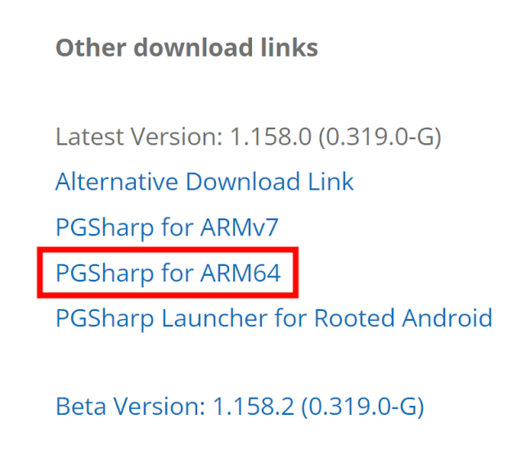 pgsharp-for-arm64