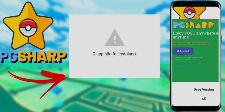 PGSharp não instala